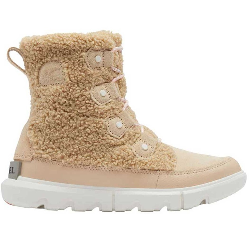 Youth Sorel Explorer Cozy Sherpa Faux Fur Boots